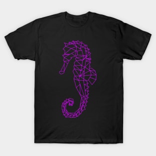 seahorse outline design T-Shirt